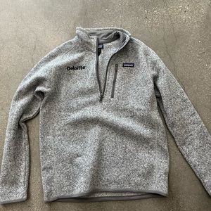 Deloitte Patagonia Quarter Zip - Size Small